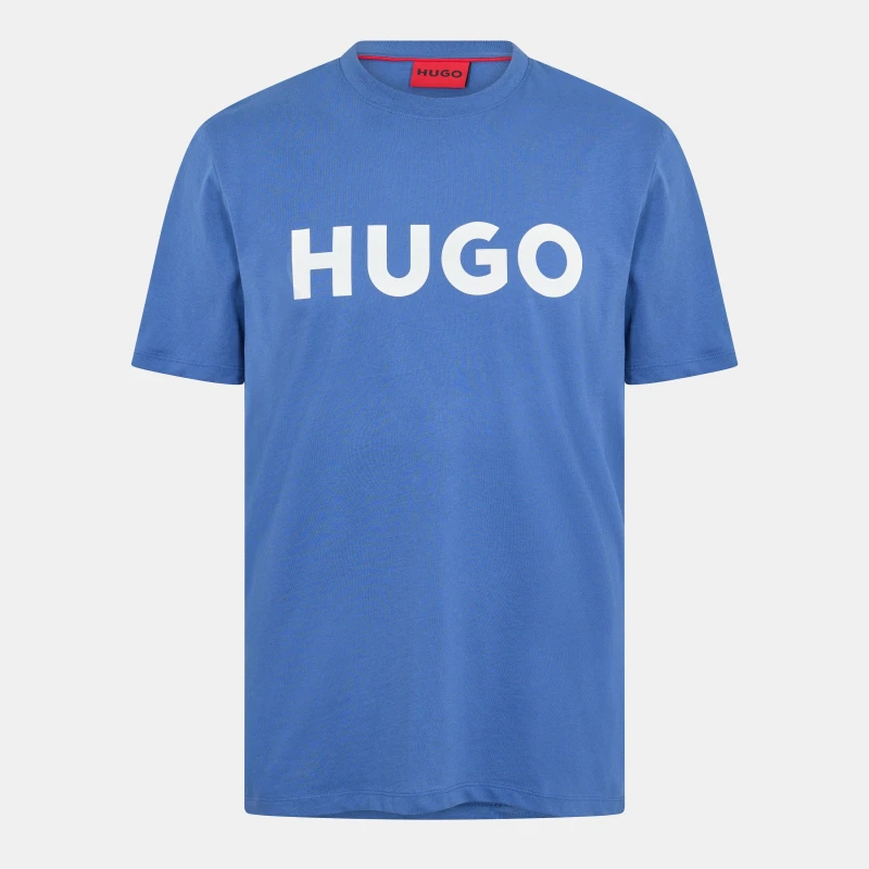 Image of Hugo Dulivio T Shirt Medium Blue male X Small