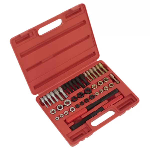 Image of Genuine SEALEY AK311 Re-Threader Master Kit 42pc Metric