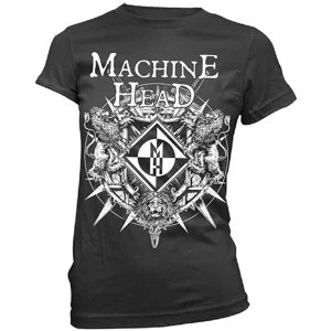 Image of Machine Head - Bloodstone Ladies Large T-Shirt - Black