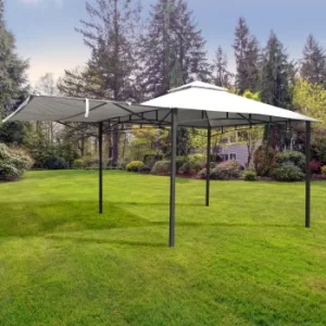 image of Algrave Grey Extending Gazebo Grey