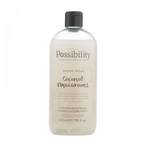 image of Possibility Coconut Macaroons 3in1 Body Wash Bath Foam