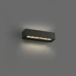 Image of Faro DORO-13 - Integrated LED Up Down Lighter Outdoor Wall Light Grey, 3000K, IP65