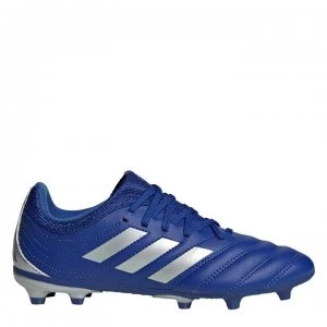 Image of adidas Copa 20.3 Junior FG Football Boots - Blue/MetSilver