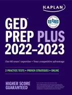 Image of ged test prep plus 2022 2023 2 practice tests proven strategies online