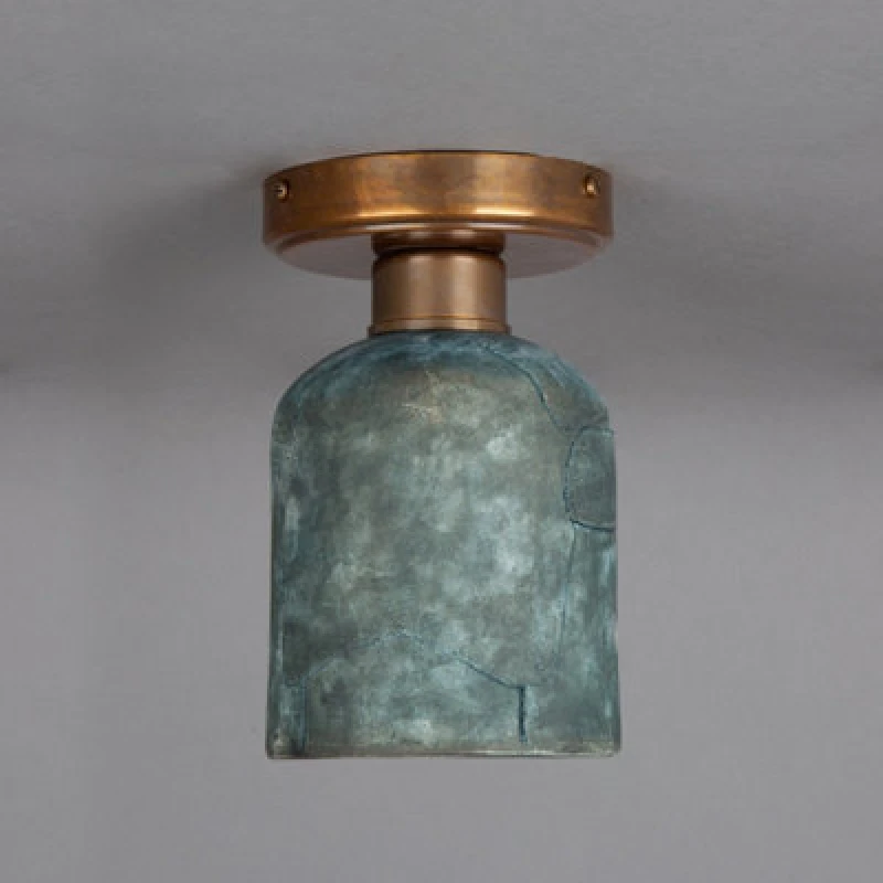 Image of Avellino Wall Lamp with Shade Matt Black, Vintage White Fabric