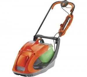 Image of FLYMO Glider 330 Corded Hover Lawn Mower - Orange & Grey, Orange
