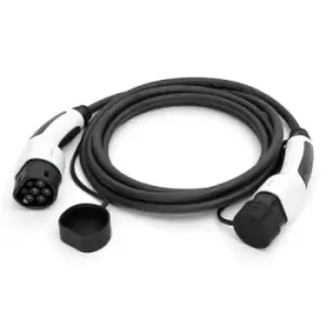 Image of Platinet EV Charging Type2 Cable 11kW Cable 5m Single or Three Phase power supply Suitable for all Electric Vehicles Connector White/Black Cable