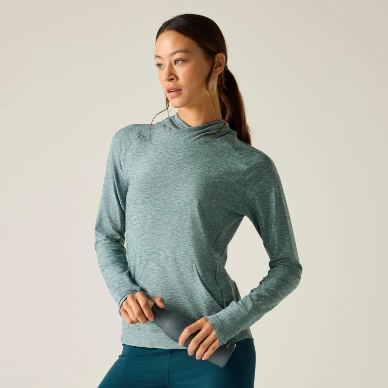 Image of Womens hooded sweatshirt Dare 2B Sprint City Gris Female 48