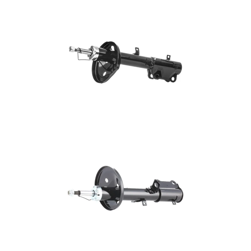 Image of RIDEX 854S21157 Shock absorber Rear Axle Left, Gas Pressure, Twin-Tube, Suspension Strut, Top pin Shock Absorber (854)