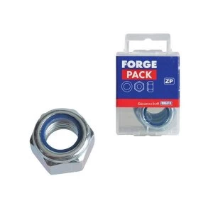 Image of ForgeFix Nyloc Nuts & Washers Zinc Plated M10 ForgePack 8