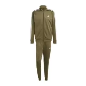 adidas Basic 3-Stripes Tricot Tracksuit Mens - Green