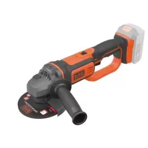 image of BLACK+DECKER 125MM 18V Lithium-ion Cordless Angle Grinder with Protective Cover (battery not included) (BCG720N-XJ)