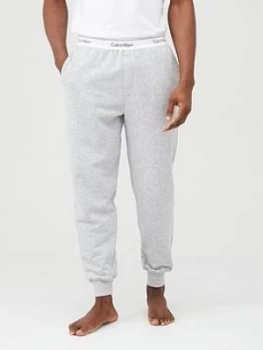 Image of Calvin Klein Modern Cotton Lounge Pants - Grey Marl, Grey Heather, Size XL, Men