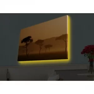 Image of 4570HDACT-004 Multicolor Decorative LED Lighted Canvas Painting