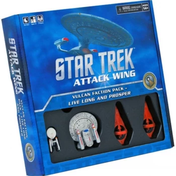 image of Star Trek Attack Wing: Vulcan Faction Pack - Live Long and Prosper Expansion Board Game