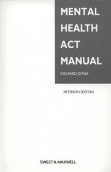 Image of Mental Health Act Manual by Richard M Jones Paperback