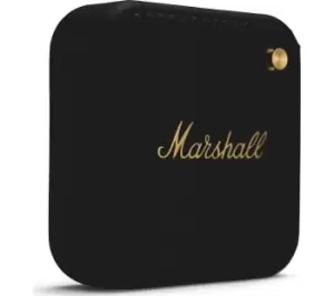 image of MARSHALL Willen Portable Bluetooth Speaker - Black & Brass