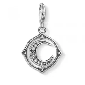 THOMAS SABO Silver Cubic Zirconia Rotating Moon Charm 1854-051-14