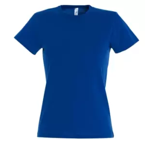 Image of SOLS Womens/Ladies Miss Short Sleeve T-Shirt (L) (Royal Blue)