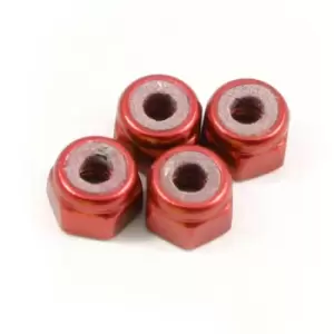 Image of Fastrax M3 Red Locknuts