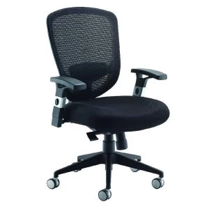 Arista Mesh High Back Task Black Chair KF72246