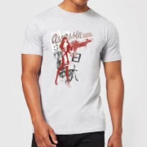 Image of Marvel Knights Elektra Assassin Mens T-Shirt - Grey - 3XL