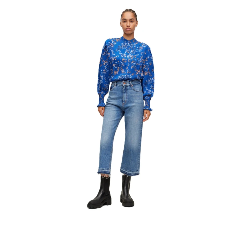 Image of Boss Womens C Blasi Long Sleeve Long Blouse Open Misc female 4 (XXS)