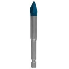 image of Bosch HEX-9 Hard Ceramic 10x Longer Hard Ceramic Porcelain Tile Drill Bit 6mm 90 & 100mm Pack of 5