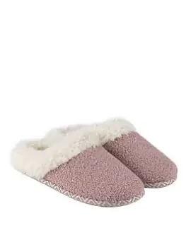 Image of TOTES Swept Back Bobble Mule - Pink, Size 6, Women