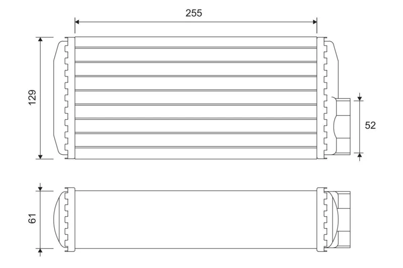 Image of Heater matrix VALEO 811638