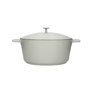 image of Cast Aluminium 5L Casserole Dish, Mint - Masterclass