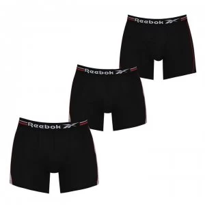 Image of Reebok Jarvis 3 Pack Trunks Mens - Black/Grey