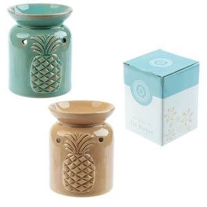 Ceramic Pineapple Oil Burner Eden Aroma Set (1 Random Supplied)