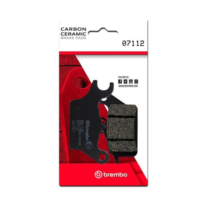 Image of BREMBO Brake pad set BREMBO 07112