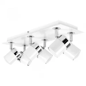 Image of Rosie 6-Way Ceiling Spotlight in White