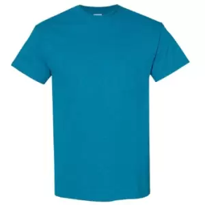 Image of Gildan Mens Heavy Cotton Short Sleeve T-Shirt (L) (Antique Sapphire)