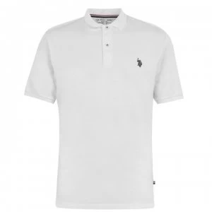 image of US Polo Assn US Core Pique Polo Shirt - Bright White