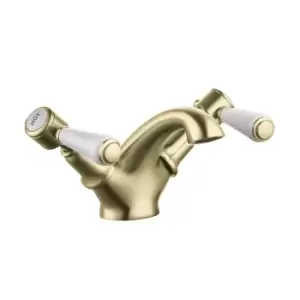 Image of Gold Basin Mixer Tap - Helston