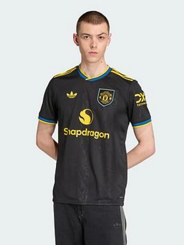 Image of Adidas Manchester United Third Kit 2025/26 Noir Male L KD4225