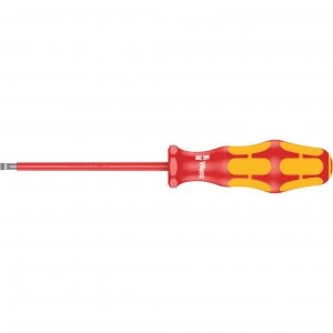 image of Wera Kraftform 160I VDE Insulated Parallel Slotted Screwdriver 4mm 150mm