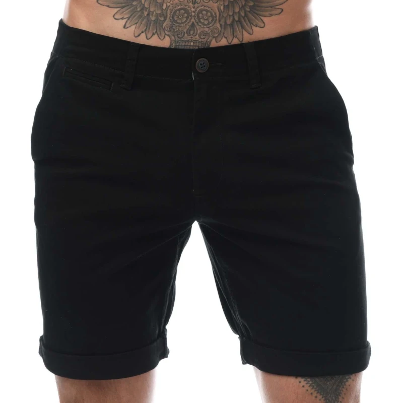 Image of Jack and Jones Fred Chino Shorts - Black L
