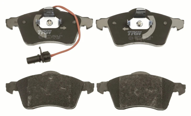 Image of TRW GDB1391 Brake pad set incl. wear warning contact Brake Pad Set,disc brake (402)