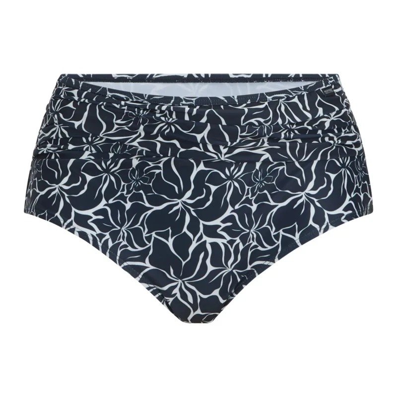 Image of Regatta Womens Loria High Waist Bikini Brief in Dark Blue Size: 10 Dark Blue Female 10