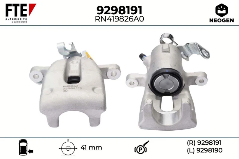 Image of Brake caliper FTE 9298191
