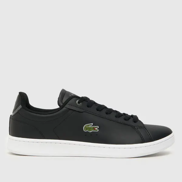Image of Lacoste carnaby trainers in Black & white Black/white UK 8