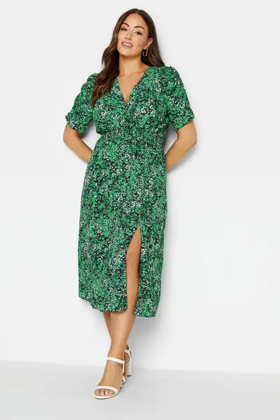 M&Co Midi Dress Green