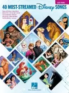 Image of 40 most streamed disney songs easy piano songbook