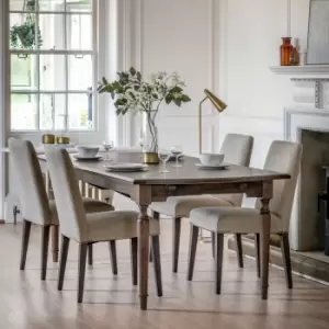 Image of Matola 8 Seater Rectangular Extendable Dining Table Brown