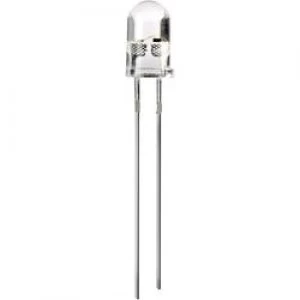 Image of LED wired Yellow Circular 5mm 2180 mcd 6500 mcd