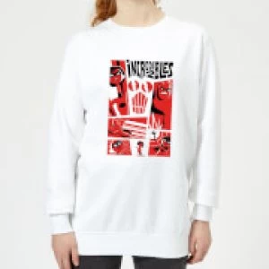 The Incredibles 2 Poster Womens Sweatshirt - White - XL